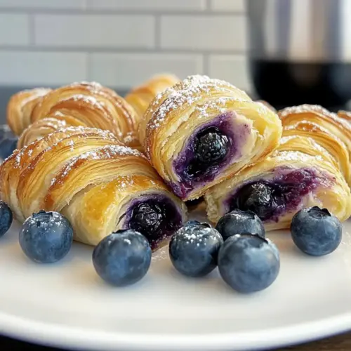 Blueberry Cream Cheese Puff Pastry