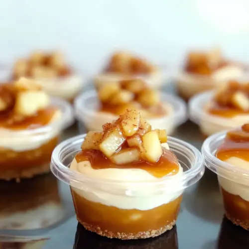 Caramel Apple Dessert Cups
