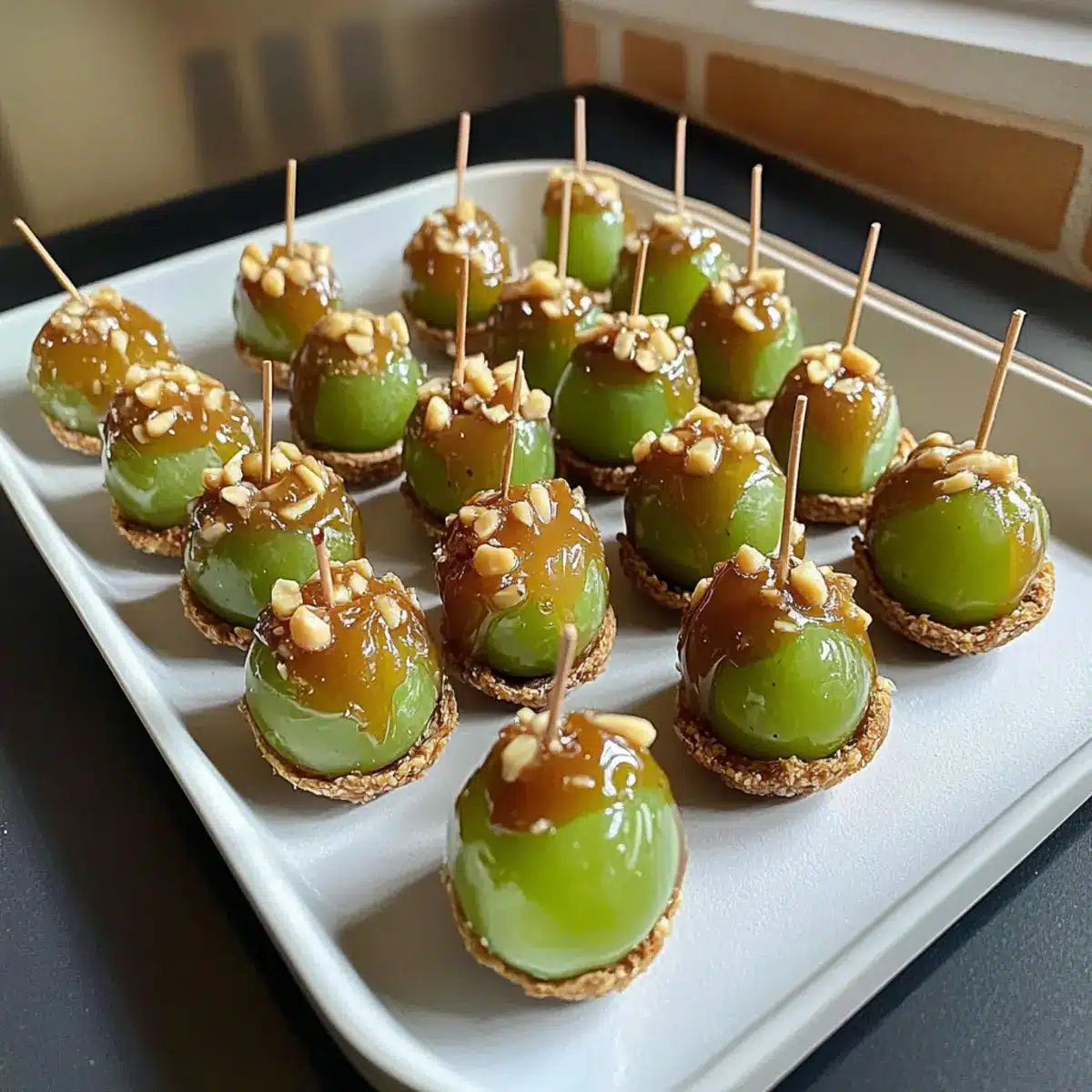 Caramel Apple Grapes