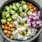 Cottage Cheese and Chickpea Salad