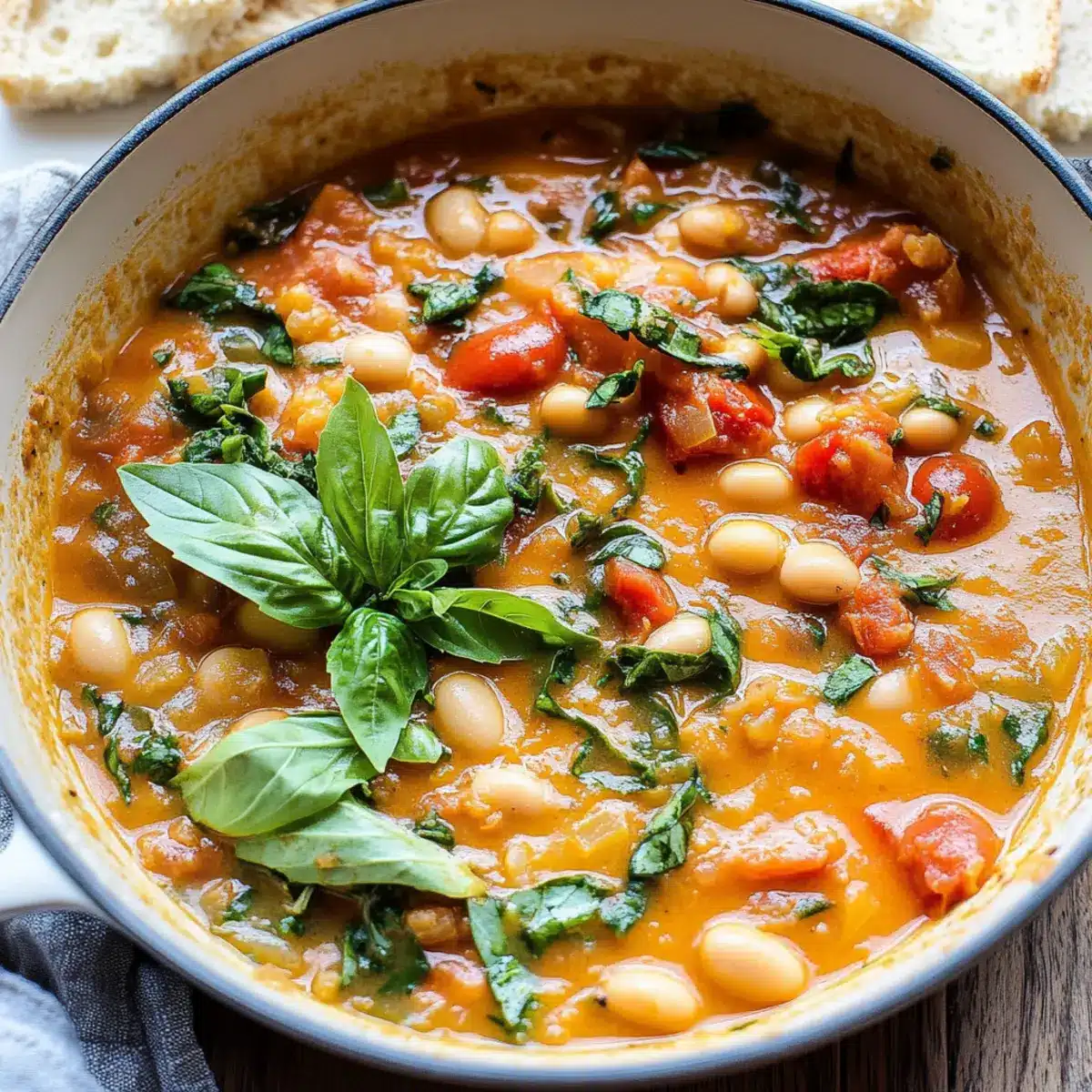 Creamy Tomato White Bean Stew