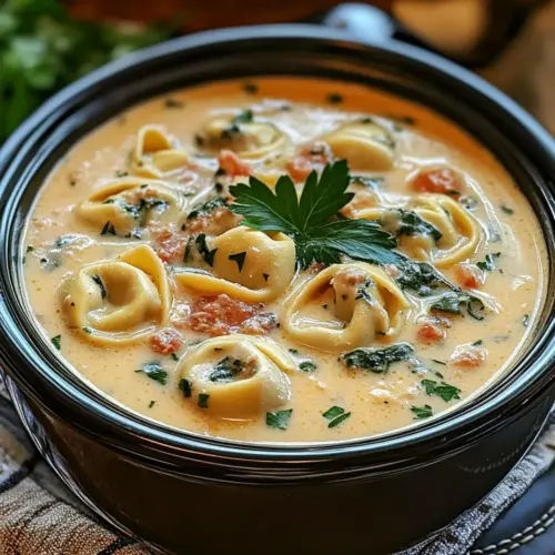 Creamy Tortellini Soup