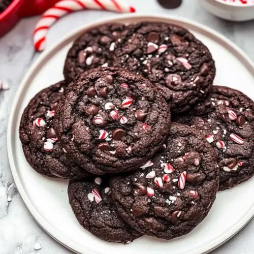 Double Chocolate Peppermint Cookies
