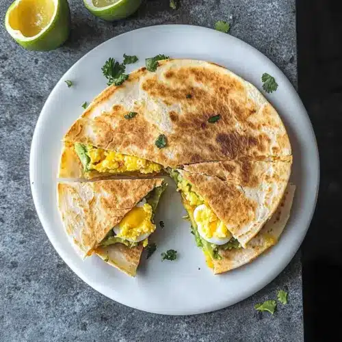 Egg & Avocado Breakfast Quesadilla