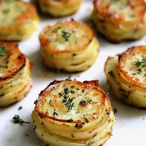 Garlic Herb Muffin Pan Potato