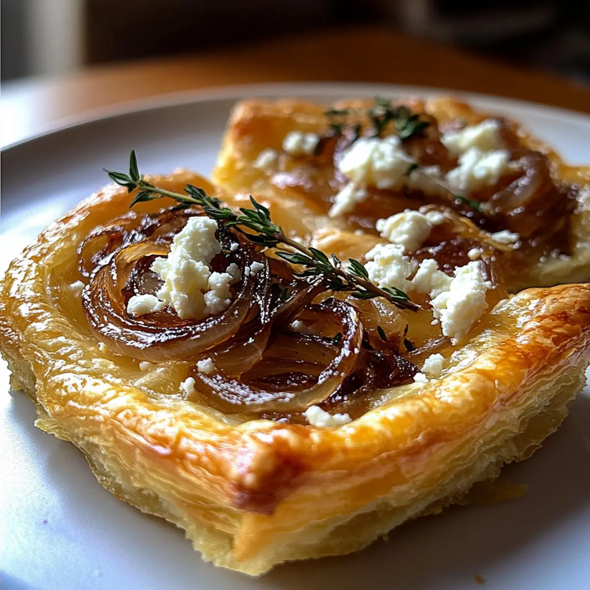 Onion and Goat Cheese Tarts