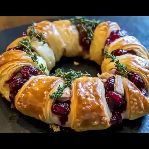 Turkey Cranberry Crescent Ring Recipe