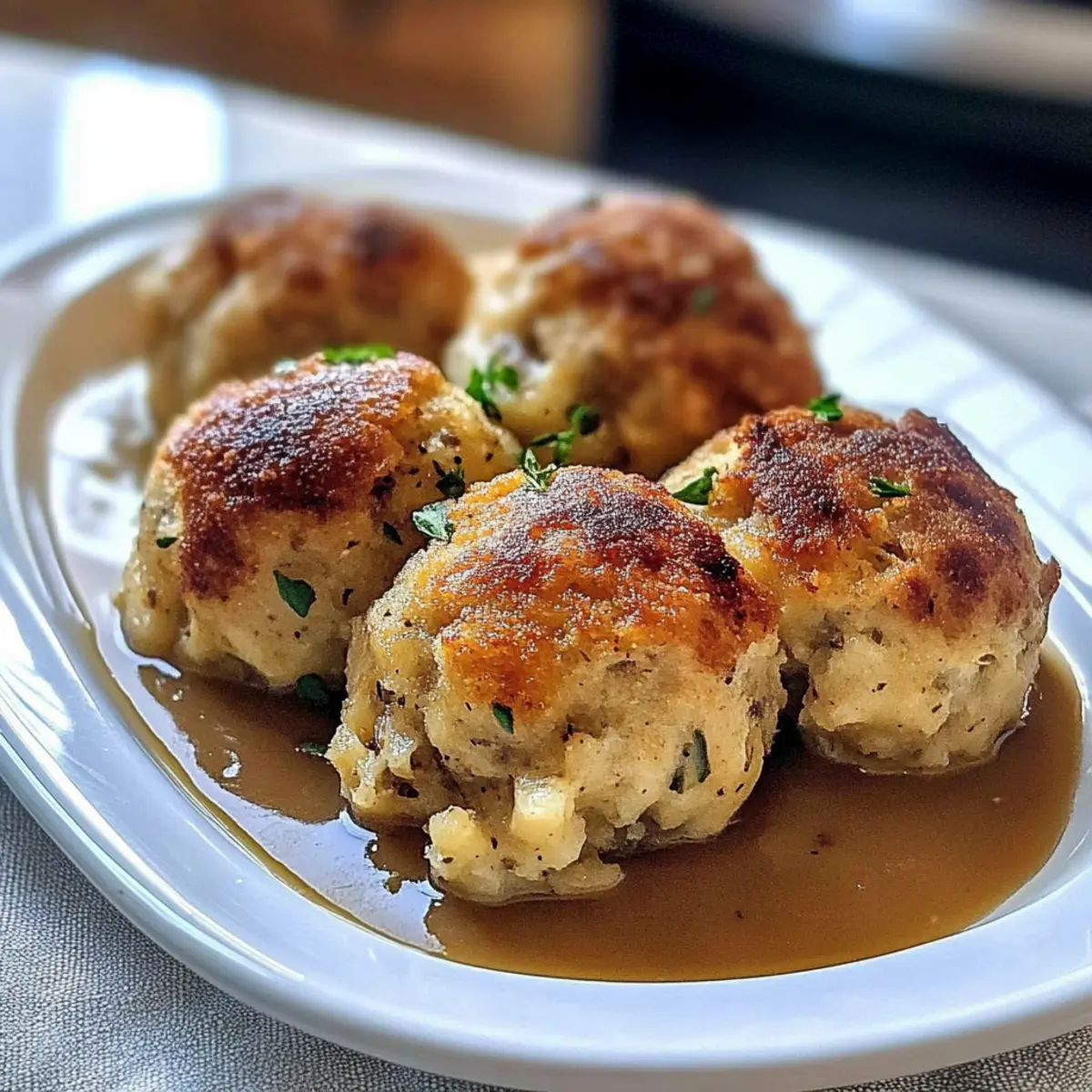 Turkey stuffing Balls