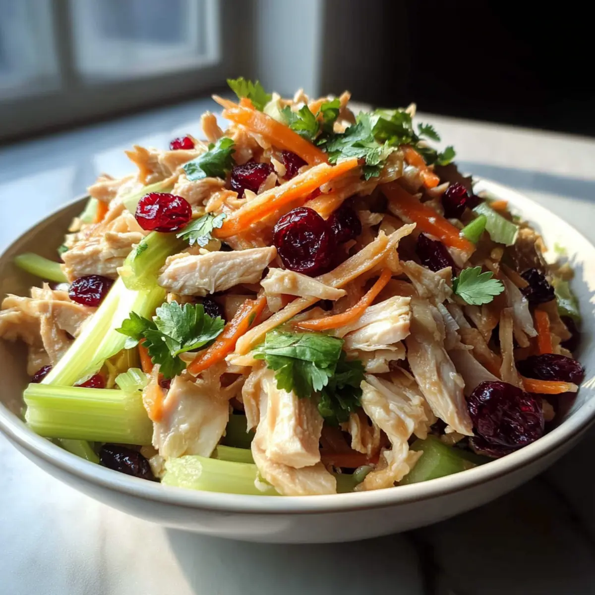 Asian Chicken Cranberry Salad