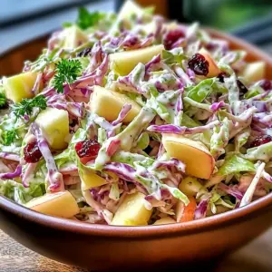 CRANBERRY APPLE COLESLAW