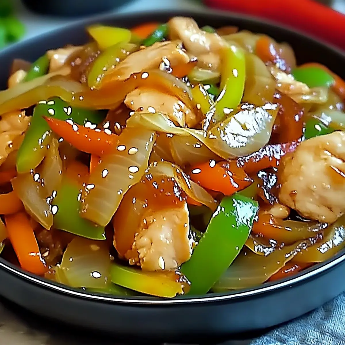 Chicken Cabbage Stir-Fry