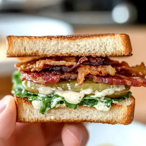 Green Tomato BLT Sandwich
