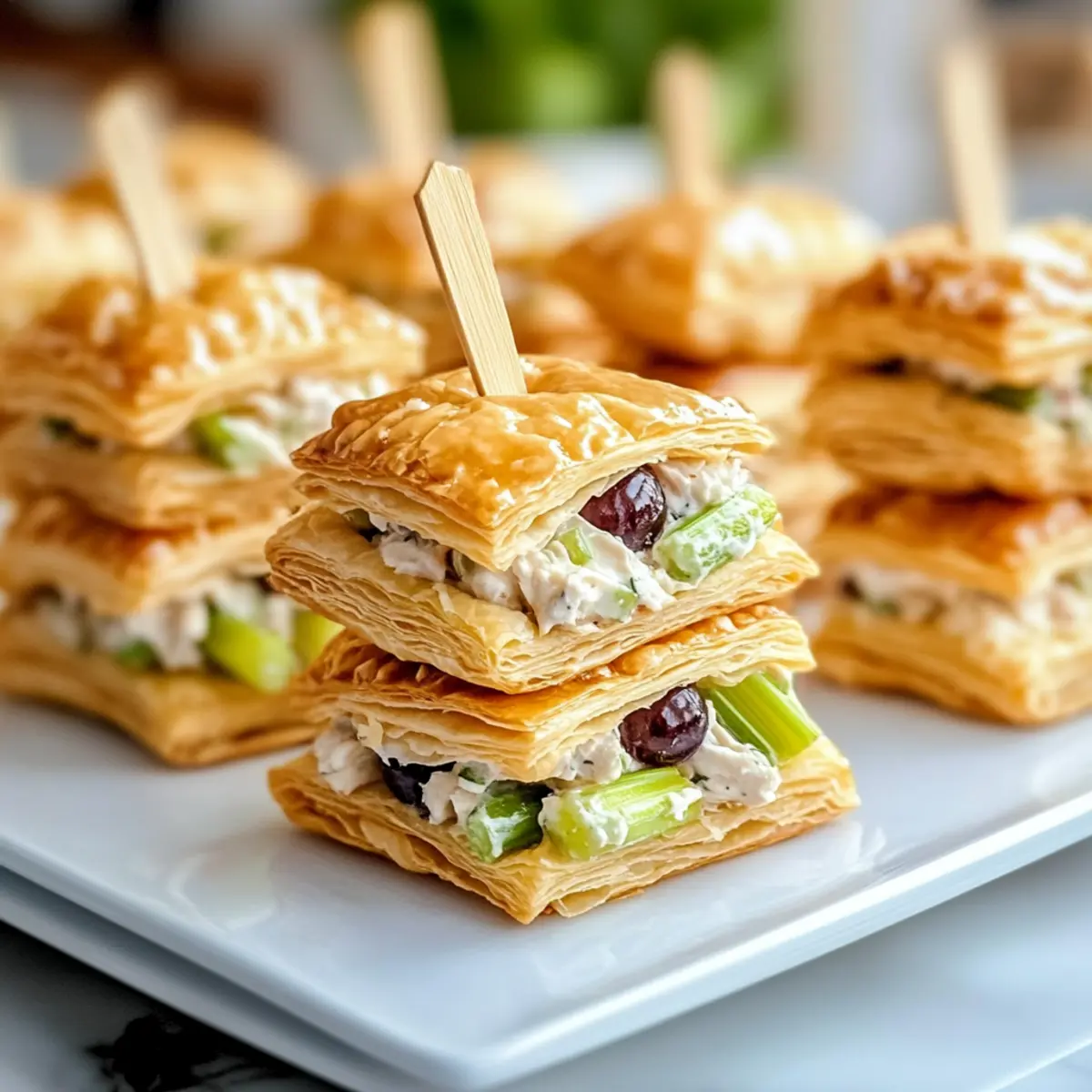 Healthy Chicken Salad Puffs