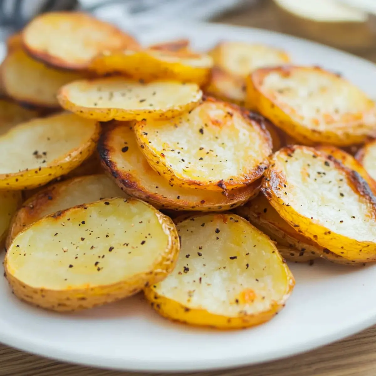 Oven Baked Potato Slices