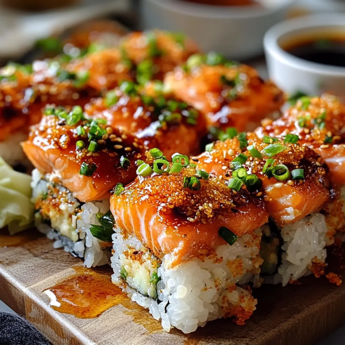 Spicy Salmon Sushi Bake