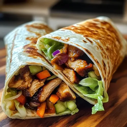 Teriyaki Chicken Wrap Recipe