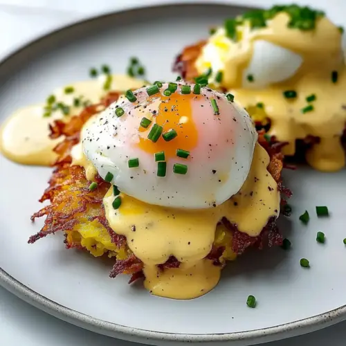 Easy Latke Eggs Benedict
