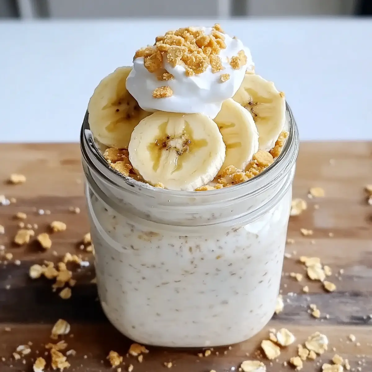Banana Cream Pie Overnight Oats