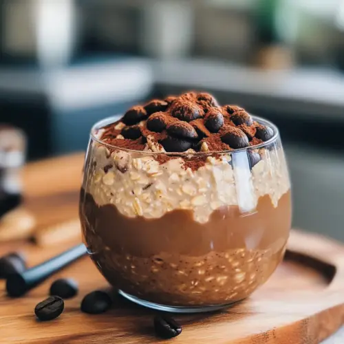 Mocha Coffee Overnight Oats