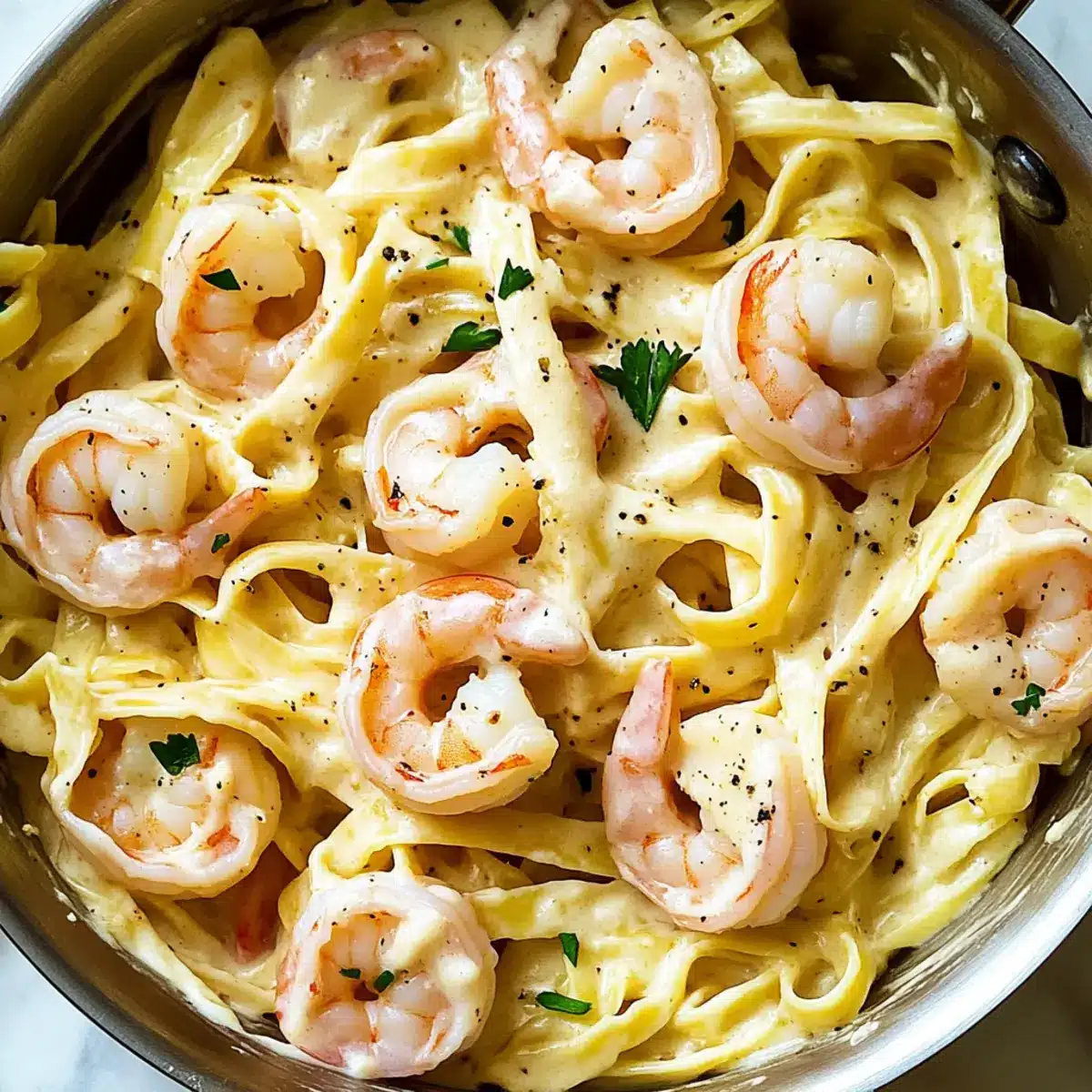 Shrimp Fettuccine Alfredo