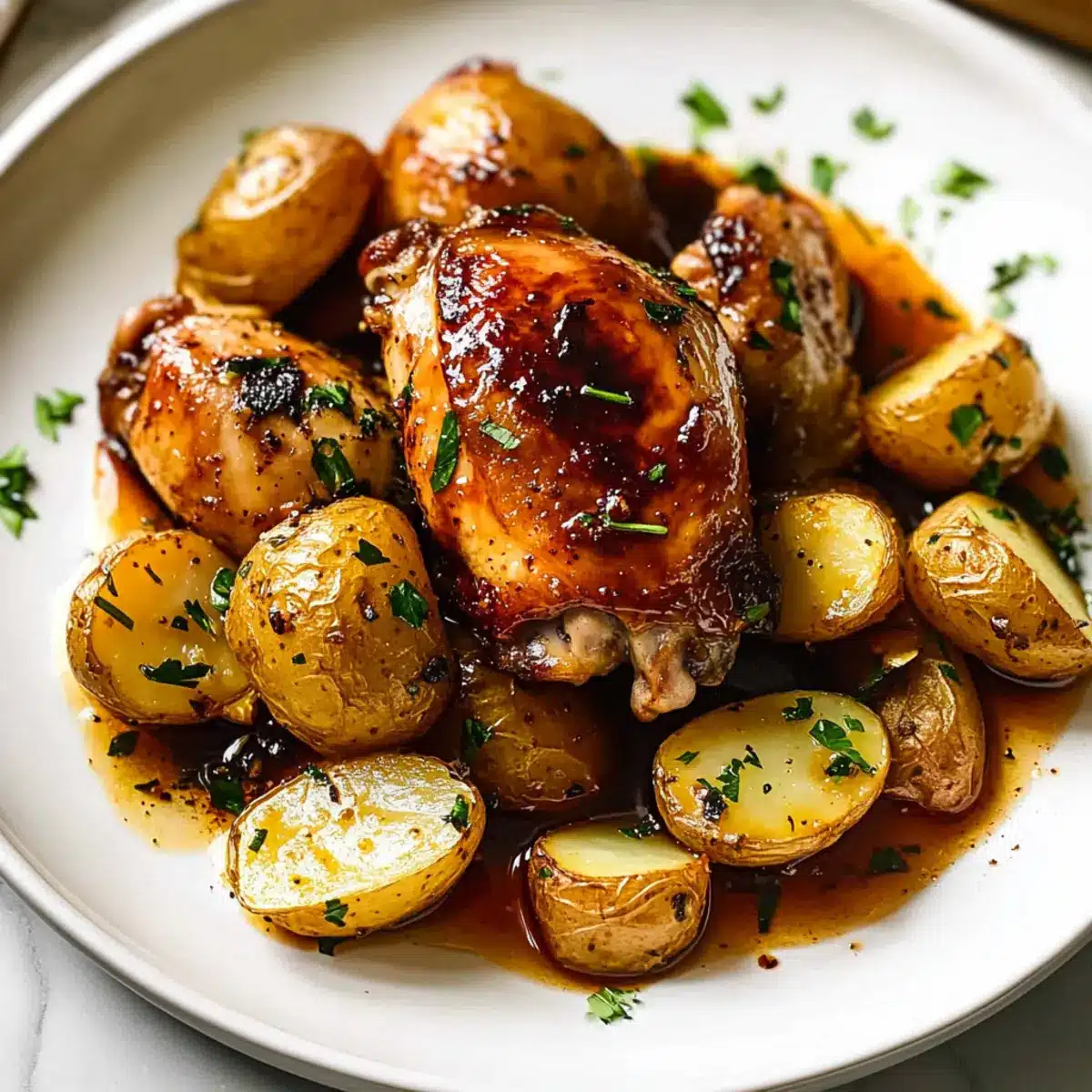 Chicken Thighs with Potatoes