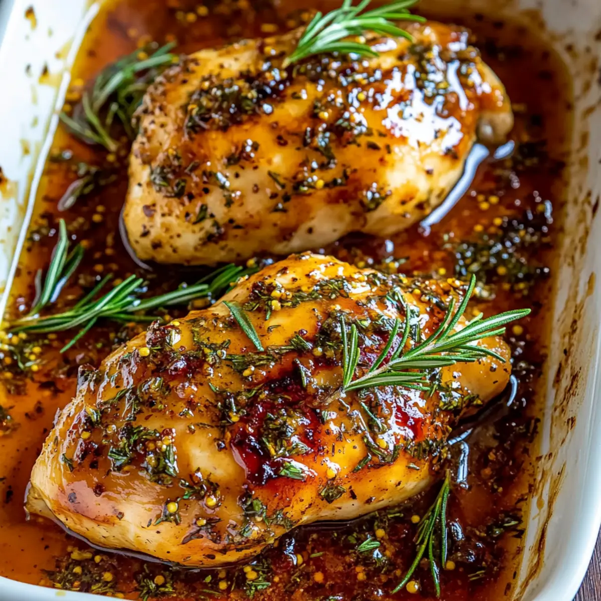 Easy Baked Honey Dijon Chicken