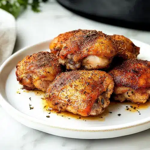 Crispy Baked Chicken Thighs