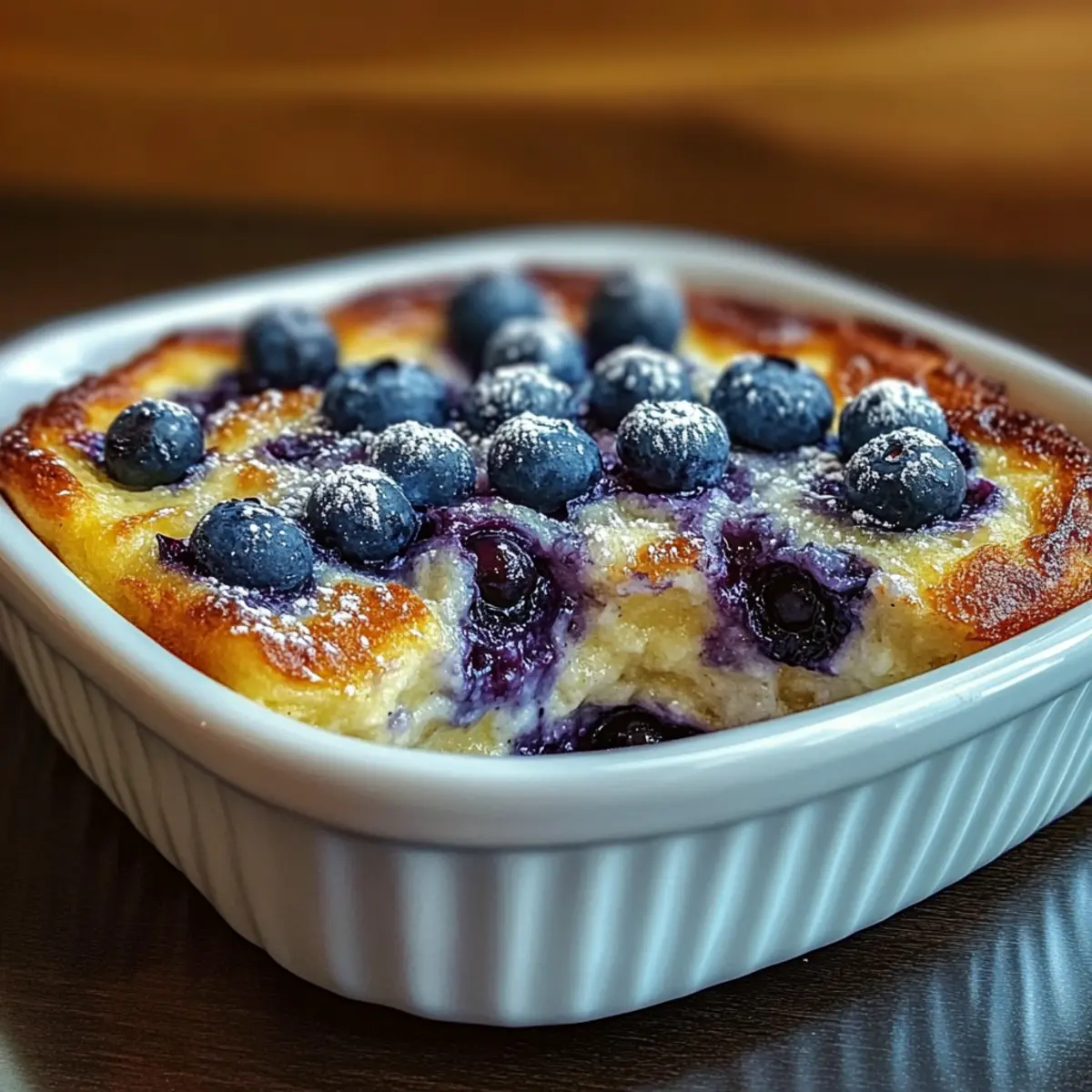 Blueberry Buttermilk Pancake Casserole