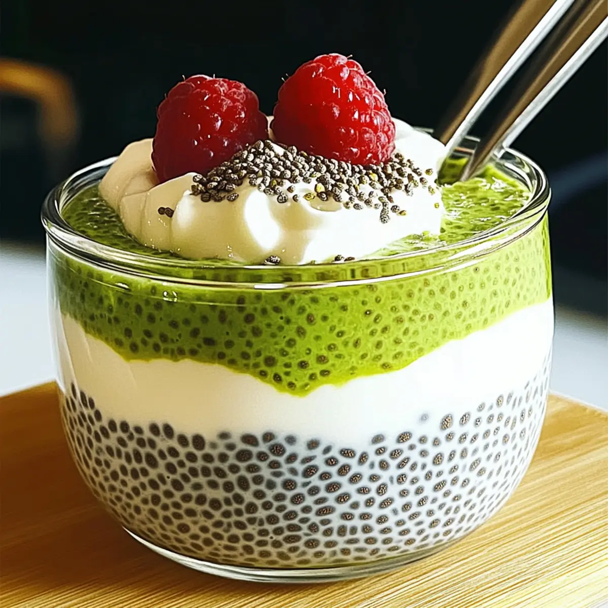Creamy Matcha Chia Pudding