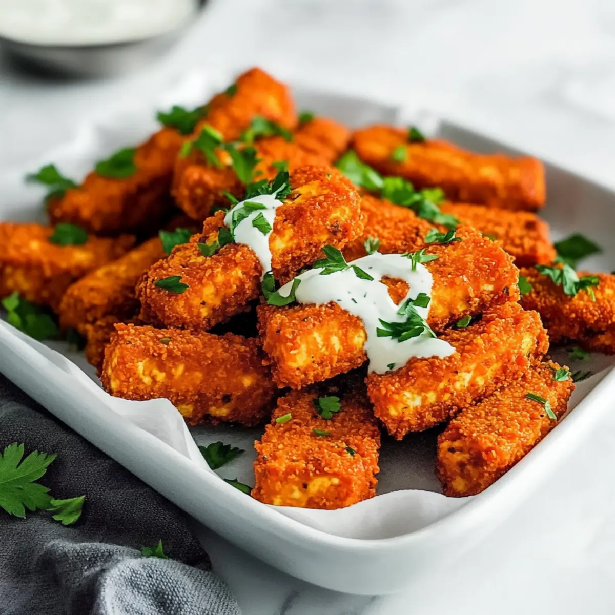 Buffalo Tofu Wings