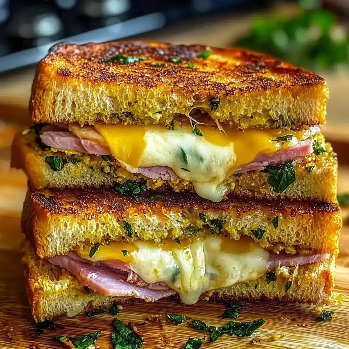 Bold & Buttery Cuban Garlic Bread Sandwiches