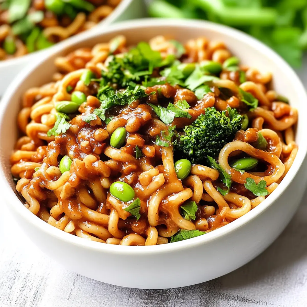 Spicy Peanut Butter Noodles
