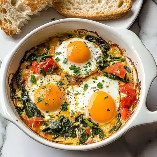 Baked Feta Eggs Recipe