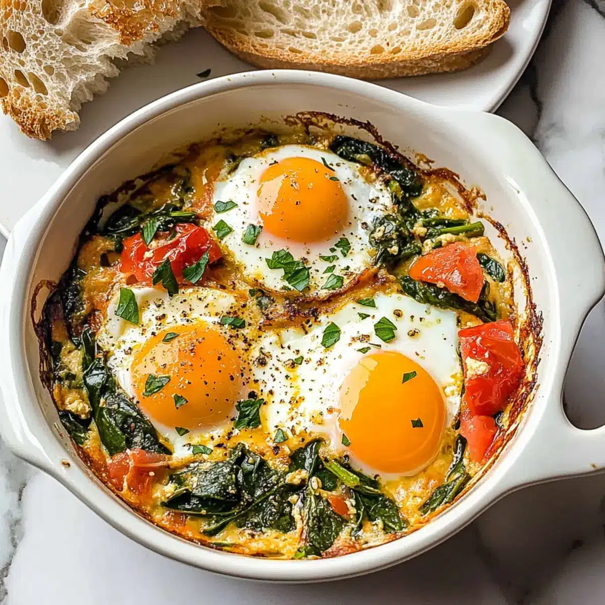 Baked Feta Eggs Recipe