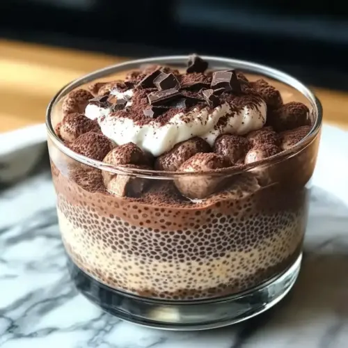 Tiramisu Chia Pudding