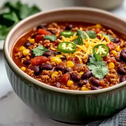 Crockpot Ground Turkey Chili