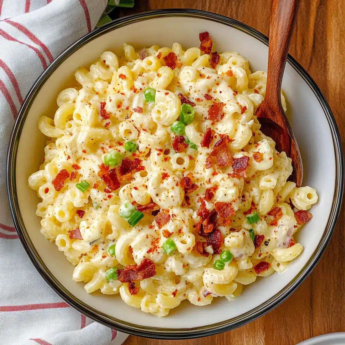 Creamy Deviled Egg Pasta Salad