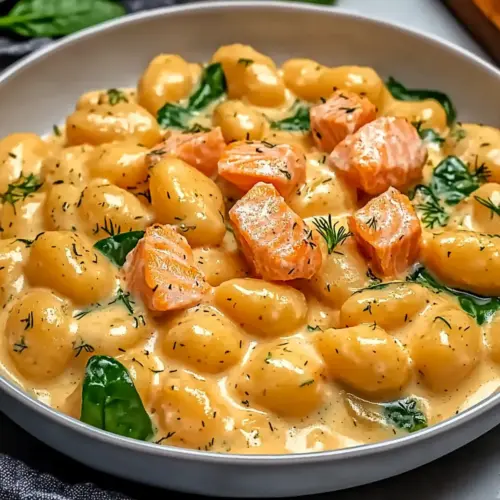 Juicy Smoked Salmon Gnocchi