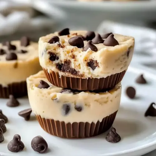 High Protein Yogurt Cookie Dough Cups