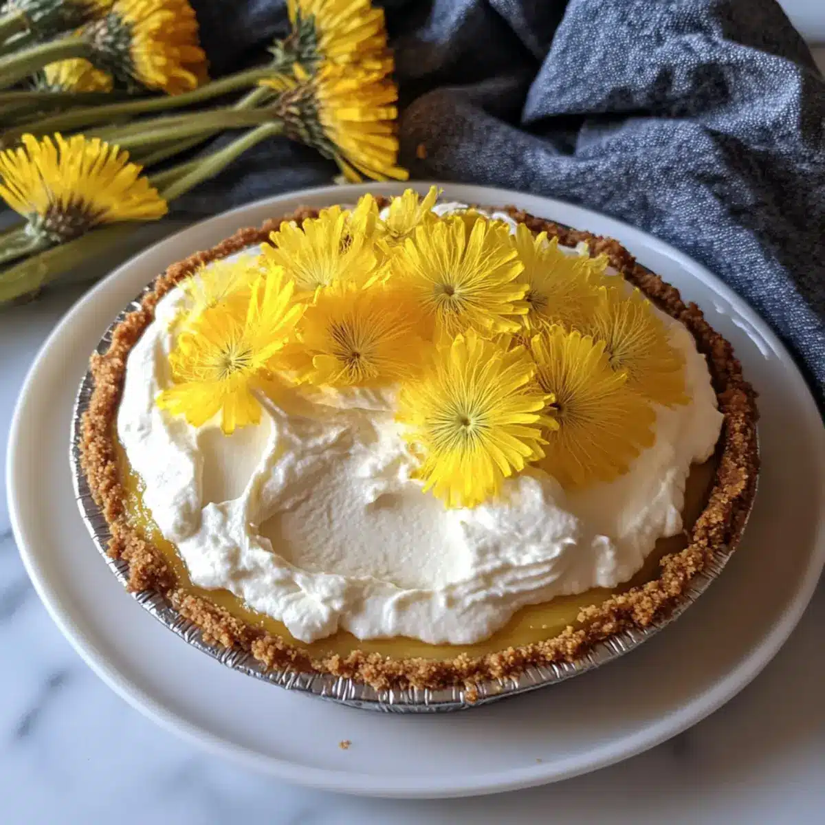 Dandelion Cream Pie