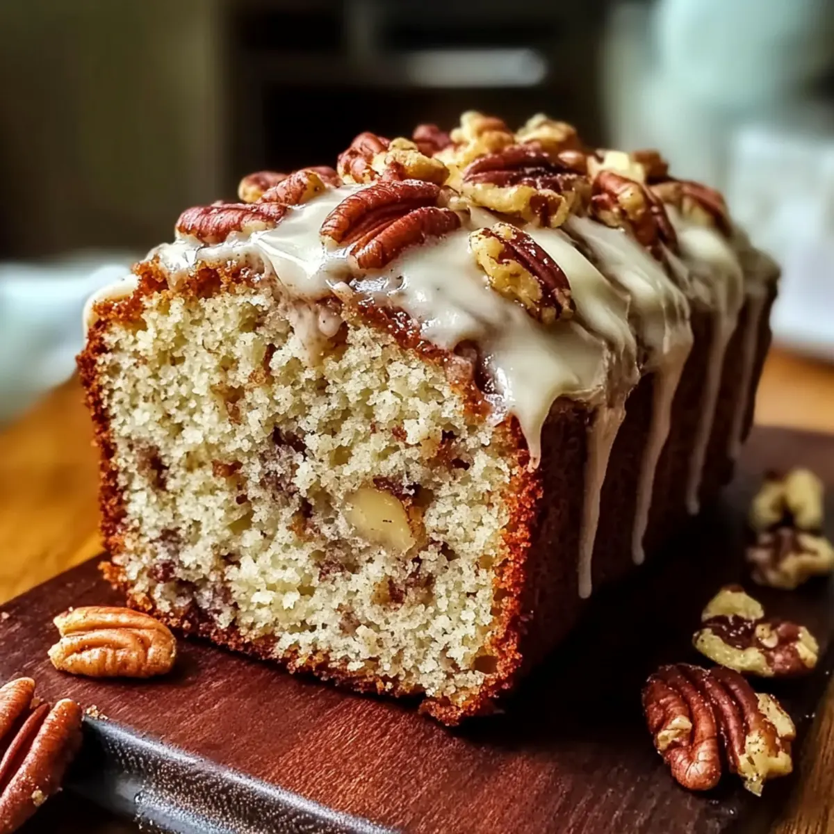 Butter Pecan Cake Loaf Recipe